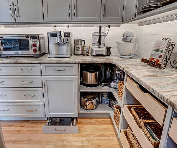Cabinetry by SM Hall - Best Kitchen Tour 2019 in NH by New Hampshire Home magazine