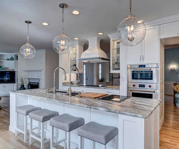 Cabinetry by SM Hall - Best Kitchen Tour 2019 in NH by New Hampshire Home magazine