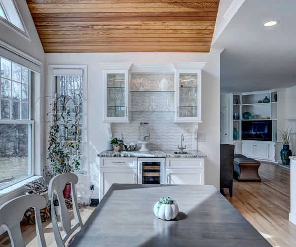 Cabinetry by SM Hall - Best Kitchen Tour 2019 in NH by New Hampshire Home magazine
