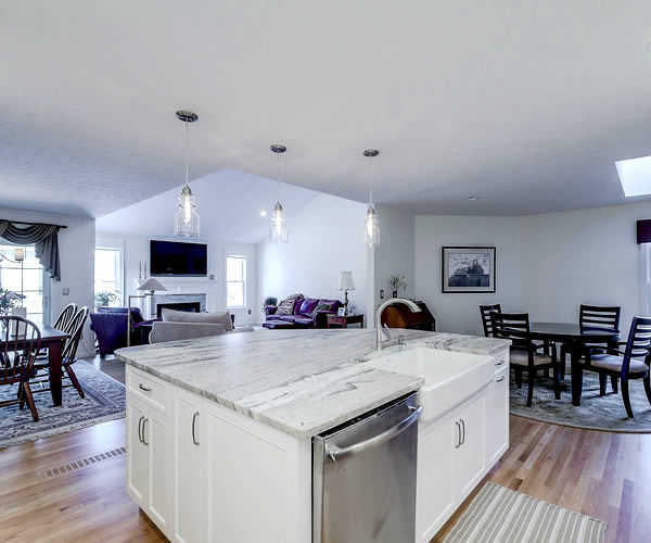 Cabinetry by SM Hall - Massachusetts custom kitchen countertop cabinetry install