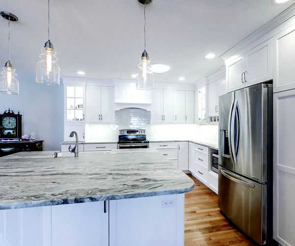 Cabinetry by SM Hall - Massachusetts custom kitchen countertop cabinetry install