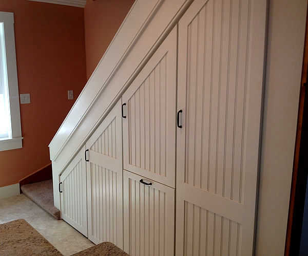 Cabinetry by SM Hall - Massachusetts stairs custom cabinetry design