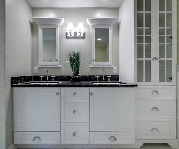 Cabinetry by SM Hall - Classic Traditional New England Kitchen and Bath - Classic Traditional New England Details, Custom Fireplace Built-in, Window Bench, Custom Coffered Ceiling